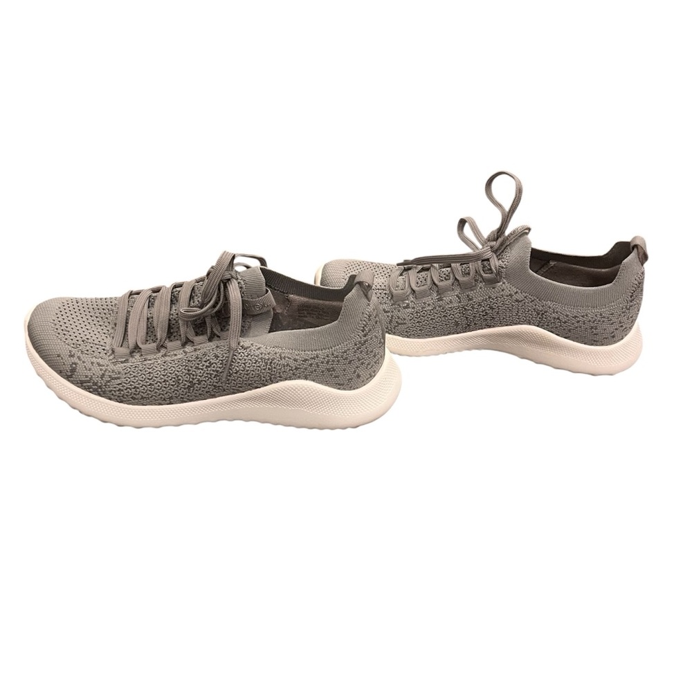 Aretex Women’s Heather Grey Knit Slip-On Sneakers Comfort Walking Shoes Size 7